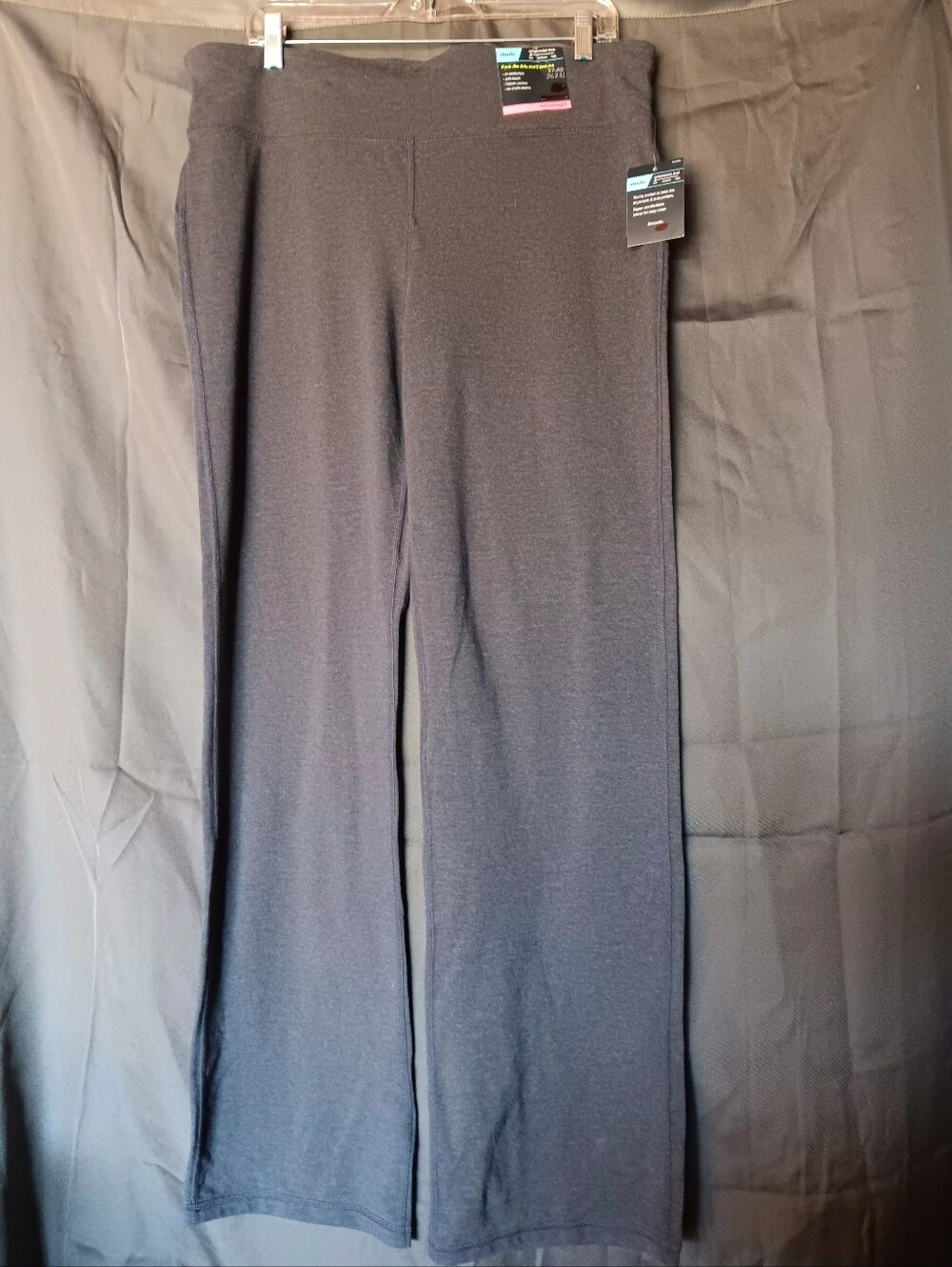 Studio Charcoal Wide-Leg Ponte Pants